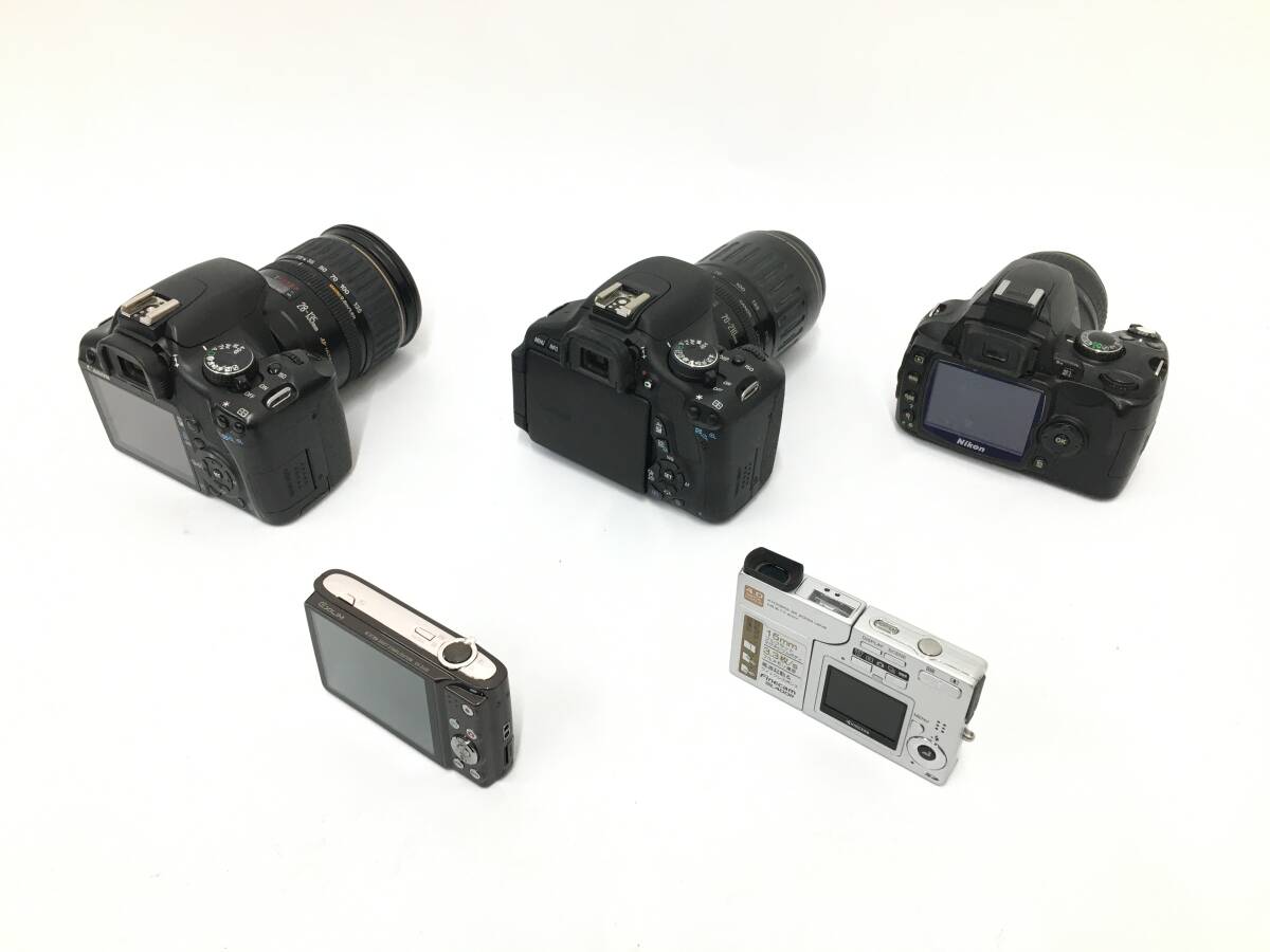 ☆ デジタルカメラ まとめ 1 ☆ Nikon D40 + Canon EOS Kiss X5 + CASIO EXLIM 他カメラ18台レンズ3本 ニコン キャノン カシオ_画像3