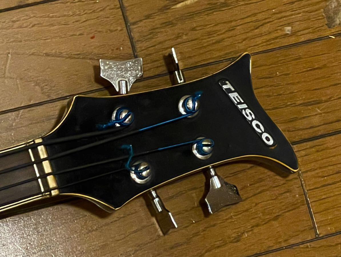 激レア Teisco 60年代 Phantom Bass ファントムベース 日本製ヴィンテージ プロモーションビデオ使用機_画像4