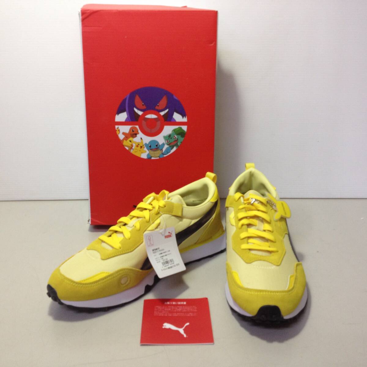 * unused goods /PUMA/ Puma / rider FV/ Pocket Monster / Pokemon / Pikachu / sneakers / shoes / shoes /30cm/38768801/8-6319