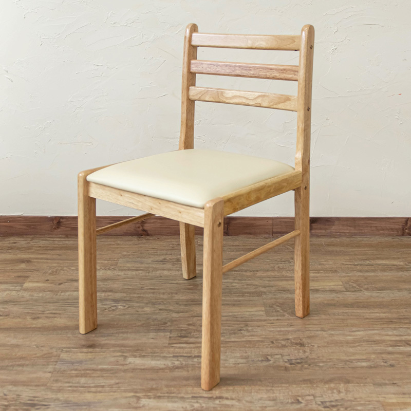  стул 2 ножек комплект из дерева стул сиденье повышать 45.5cm сборка тип простой LH-T40 натуральный (NA)