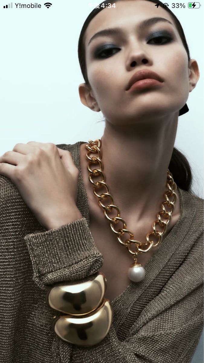 ZARA ゴールドチェーンパールネックレス|Yahoo!フリマ(旧 ZARA ゴールドチェーンパールネックレス|Yahoo!フリマ(旧