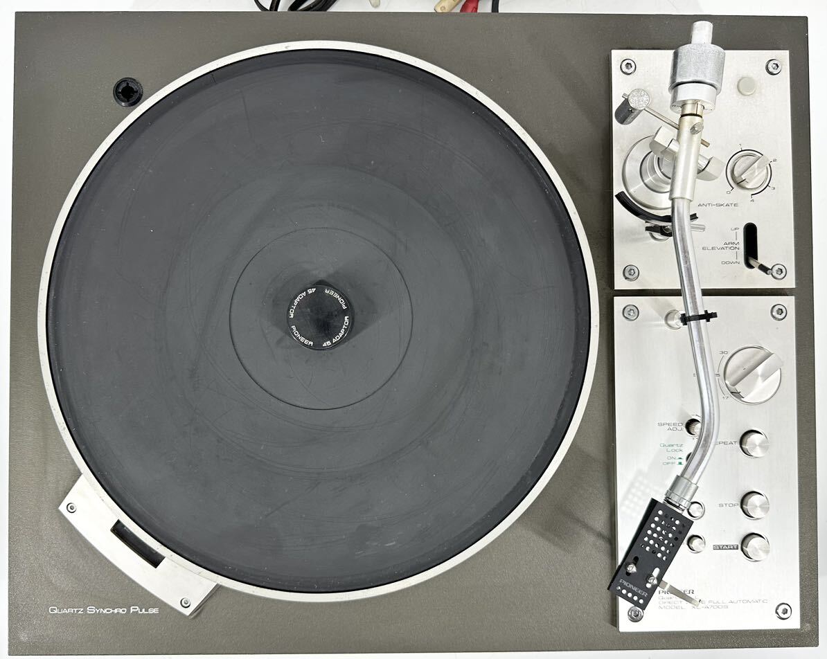 【音出しOK】 パイオニア Pioneer XL-A700S フルオートレコードプレーヤー ターンテーブル オーディオ ジャンク品_画像7
