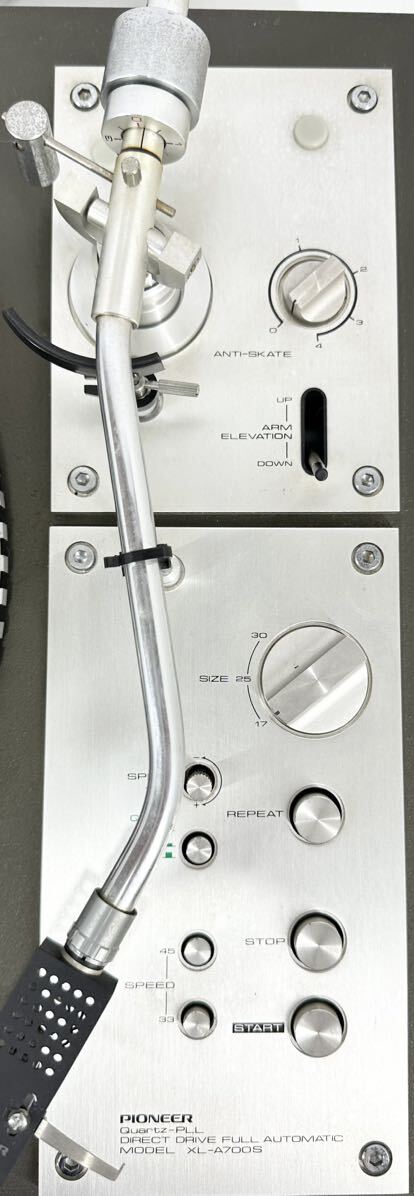 【音出しOK】 パイオニア Pioneer XL-A700S フルオートレコードプレーヤー ターンテーブル オーディオ ジャンク品_画像8