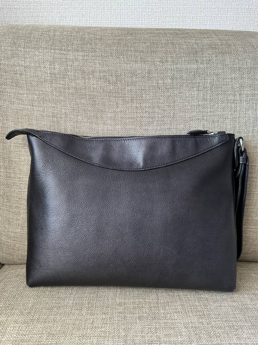 特注35万 Berluti Late Hour Scritto Swipe Soft Leather bag ベルルッティ レイトアワー ソフトレザー セカンドバッグ 22年春夏モデル_画像7