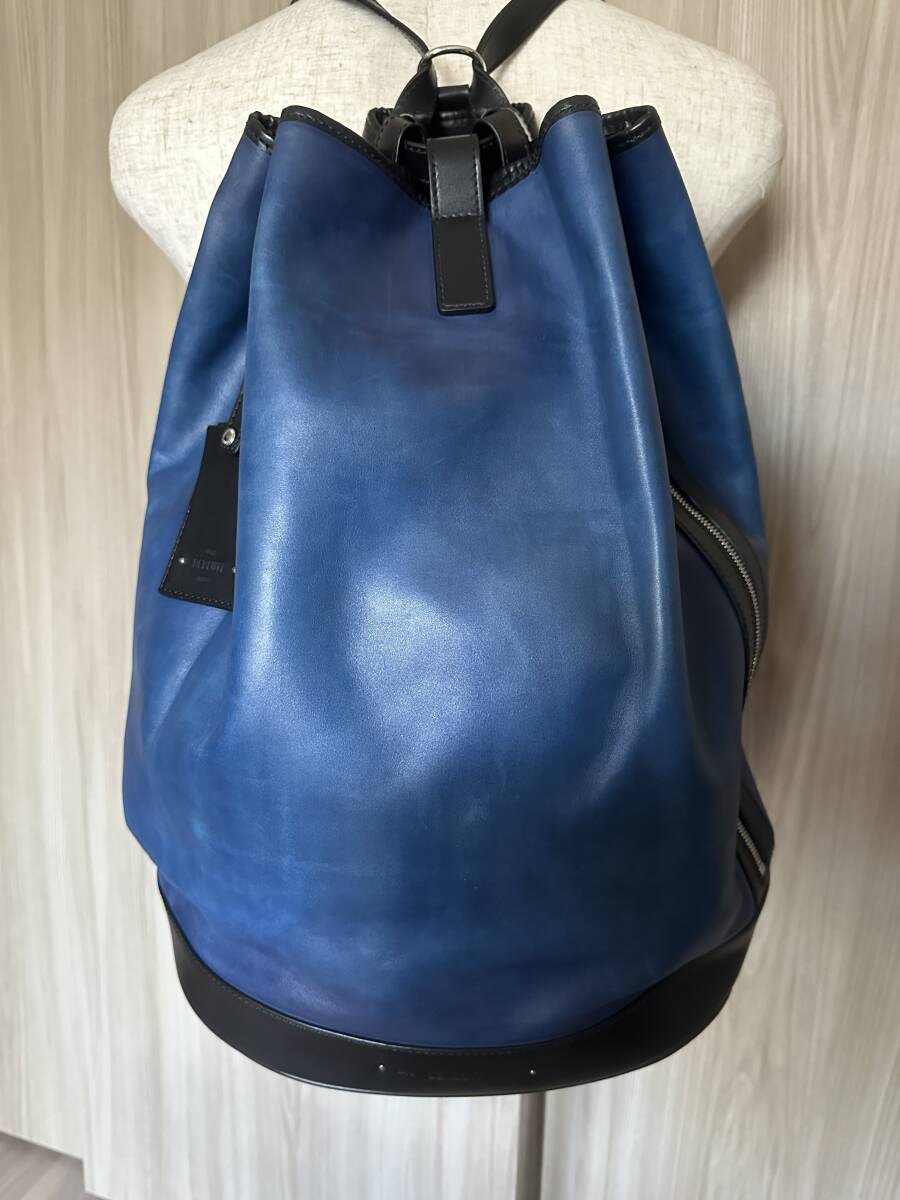 特注 Berluti Bonsac Patine Leather BackPack ベルルッティ ボンサック リュック バックパック ショルダーバッグ 2WAY 巾着型