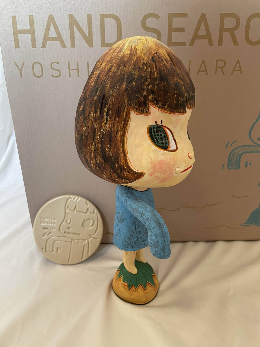 【模写】奈良美智 Yoshitomo Nara Hand Searching polystone acrylic coloured pencil and mixed media 31cmの画像5
