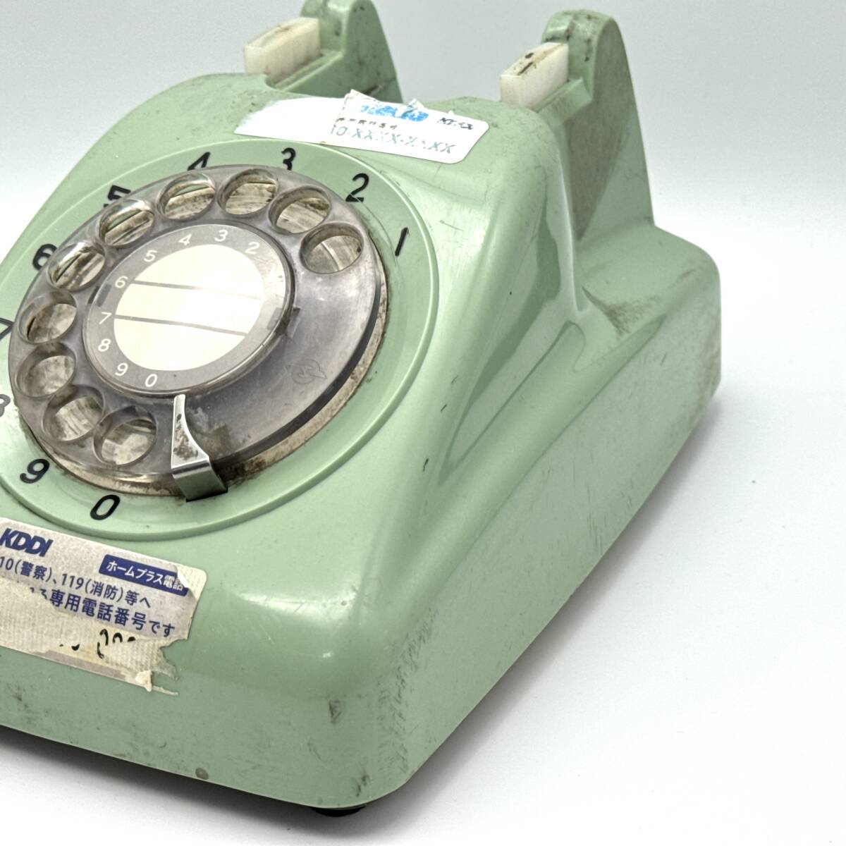 ジャンク 電話機 黒電話 601-A2 レトロの画像3