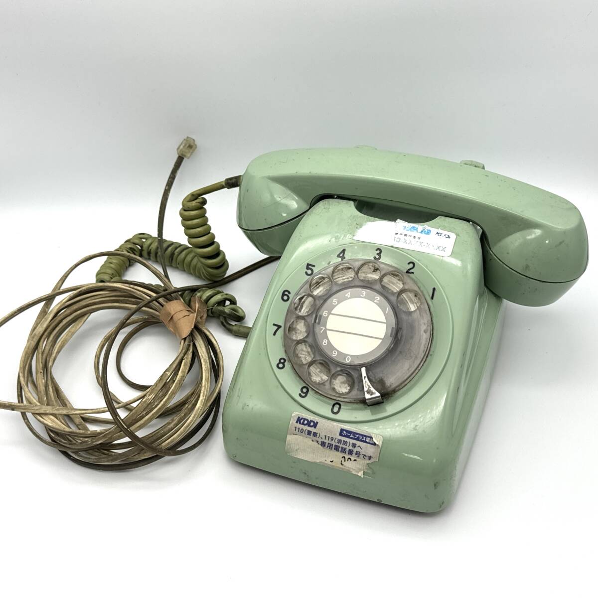ジャンク 電話機 黒電話 601-A2 レトロの画像1