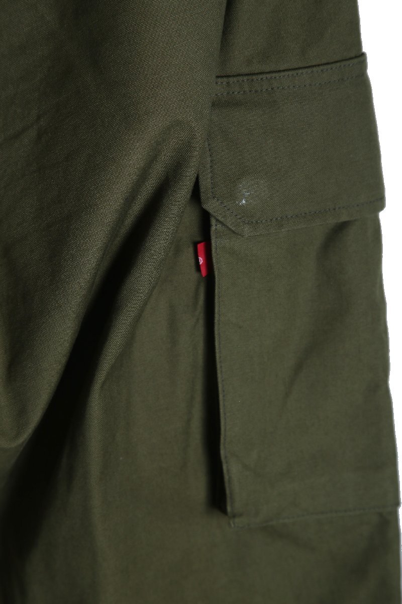 N/07 エヌゼロナナ / 23SS MILITARY TROUSERS M47 / LIGHT-WEIGHT DUCK (OLIVE) / FREE SIZE / BLACK パンツ devoa incarnation artefactの画像6