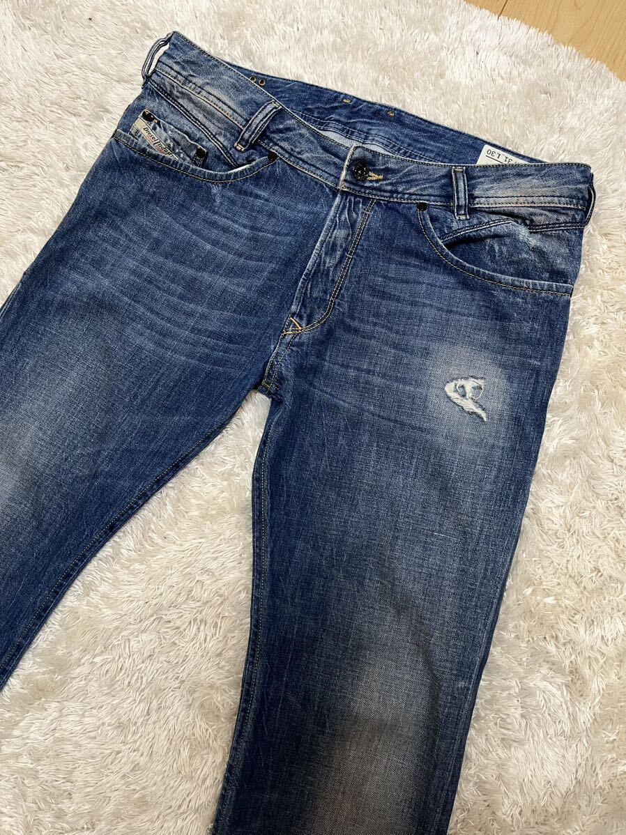 DIESEL adidas ADI-POIAK WASH 008YD W31 L30 スリム デニム パンツ ジーンズ コラボ_画像2