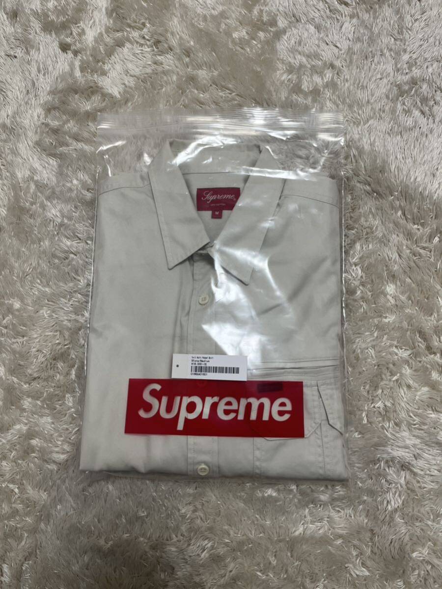 20AW Supreme Twill Multi Pocket Shirt M_画像2