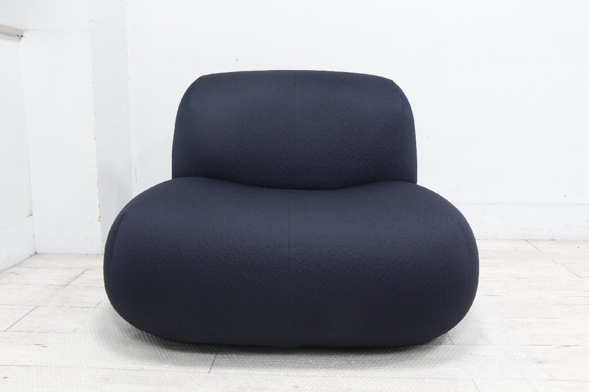 ☆短期展示品☆ligne roset リーン ロゼ 1人掛けソファ ROSETPukka ロゼプッカ オットマン付 41万の画像2