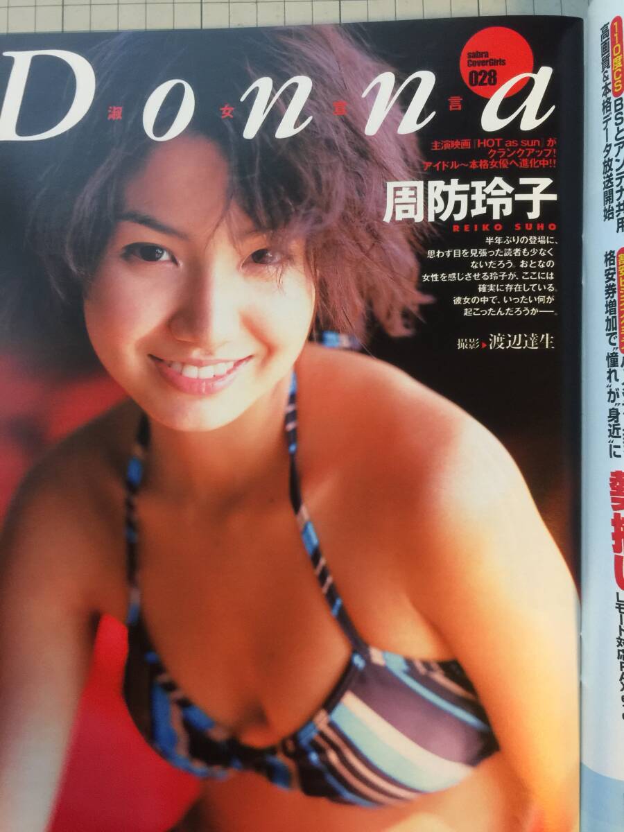 sabra　サブラ　2001年7月　倉木麻衣、周防玲子、浅見れいな、伊藤裕子、坂井ひろみ、河井ゆうこ、他_画像6