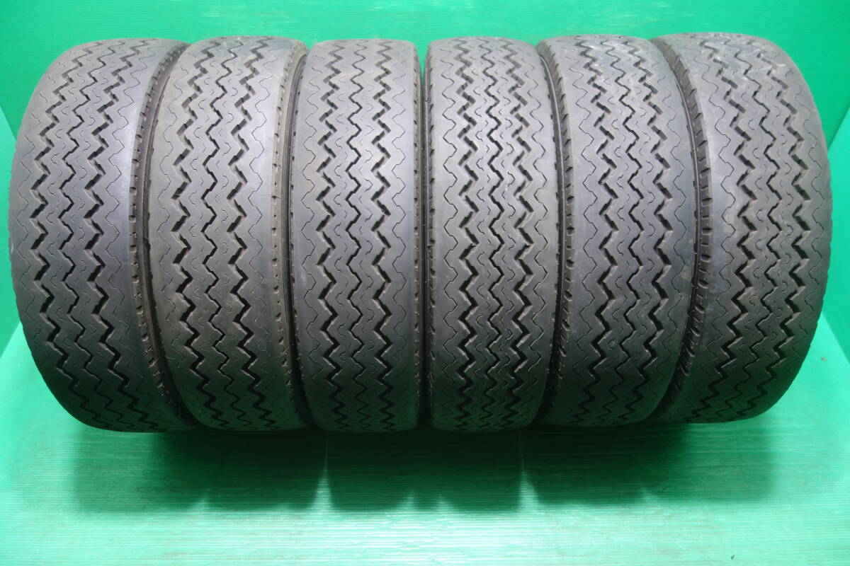 L1171-22 送料無料 195/75R15 109/107L 夏タイヤ LT 6本セット ブリヂストン RD-616 STEEL 8.5分山 2022年製 2023年製_画像1