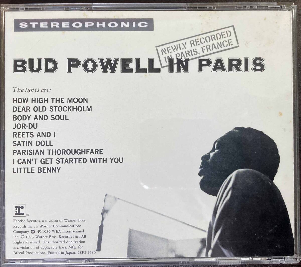 Bud Powell / Bud Powell in Paris 中古CD 国内盤 帯付きの画像3