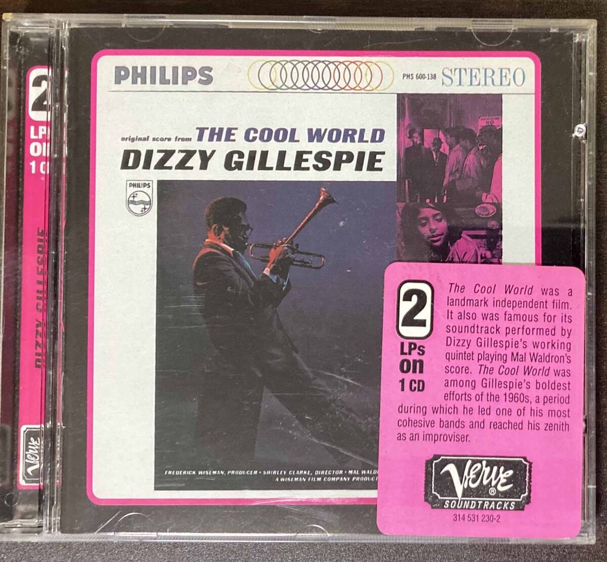 Dizzy Gillespie / The Cool World 中古CD 輸入盤の画像2