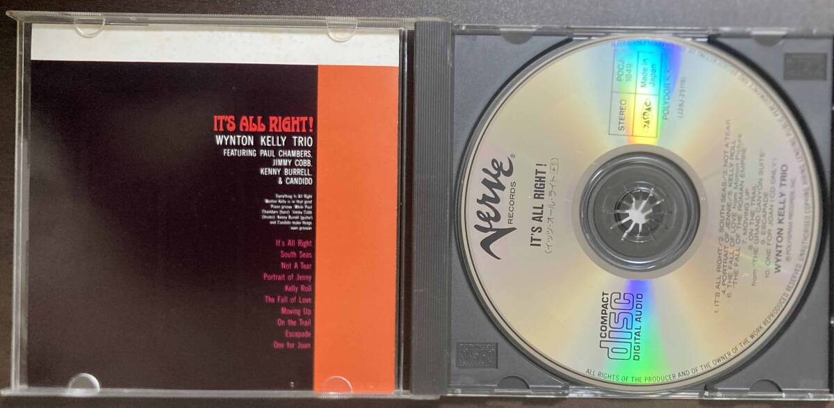Wynton Kelly / It's All Right 中古CD 国内盤 帯付き の画像4