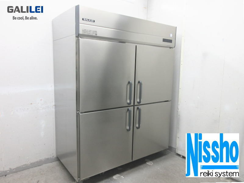 ■フクシマ縦型冷凍庫・GRD-154FMD-F・20年製・3相200V・W1490×D800mm・中古・厨房専門店!!【大阪発!!営業所止め】(4i305a)