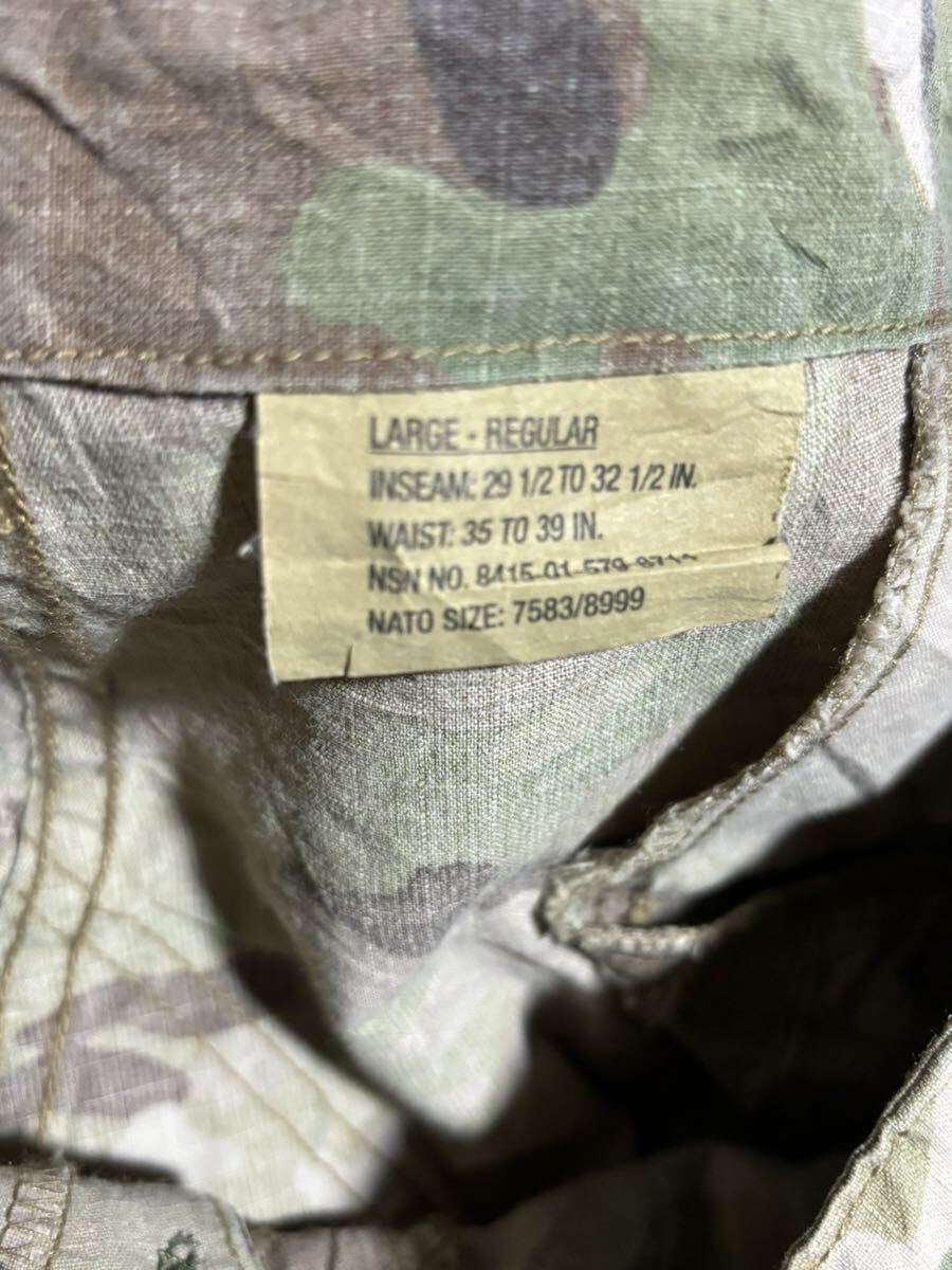 米軍 放出品 マルチカム パンツ ミリタリー サイズ L 特殊部隊 官給品の画像5