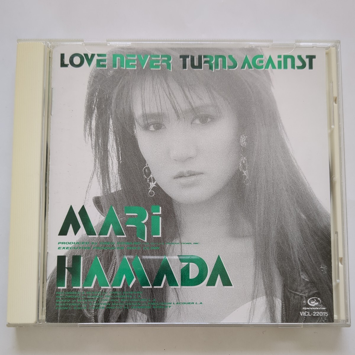 ★浜田麻里 アルバム LOVE NEVER TURNS AGAINST★ 中古CD ネコポス送料無料の画像1