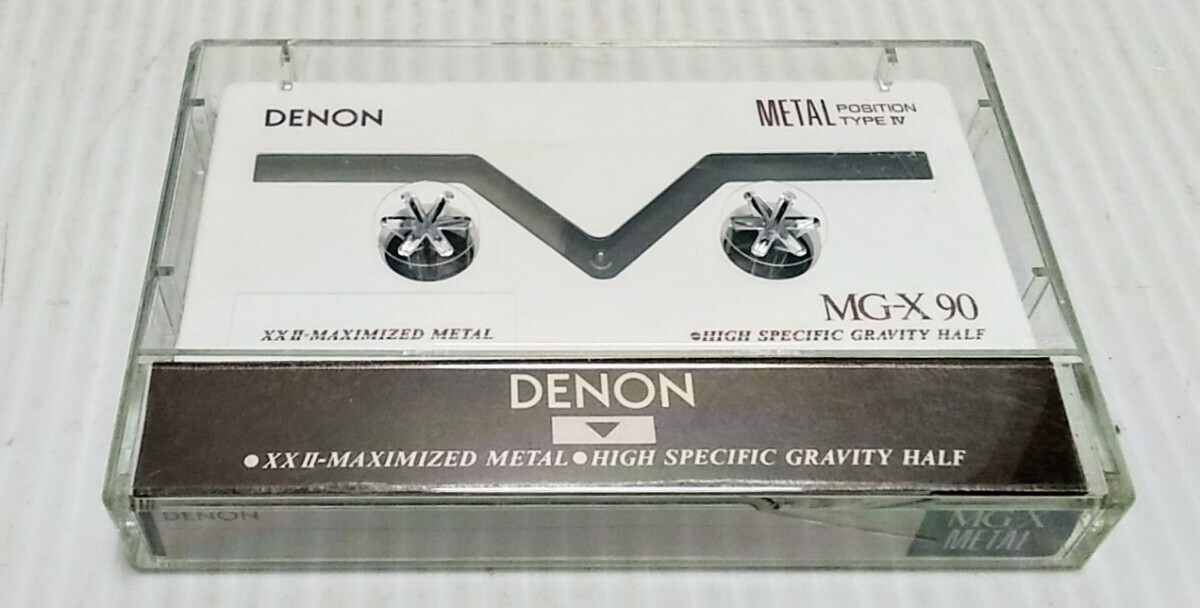 当時物 メタルカセットテープ DENON MG-X 90 メタルテープ カセットテープ 使用済み 中古の画像4