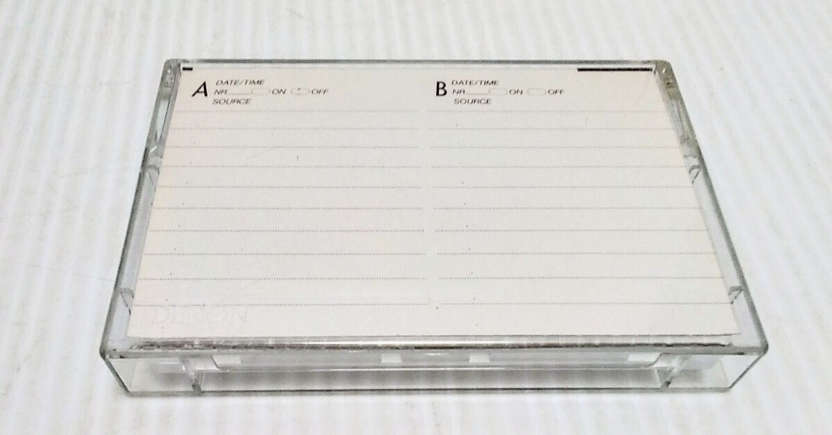 当時物 メタルカセットテープ DENON MG-X 46 メタルテープ カセットテープ 使用済み 中古の画像5