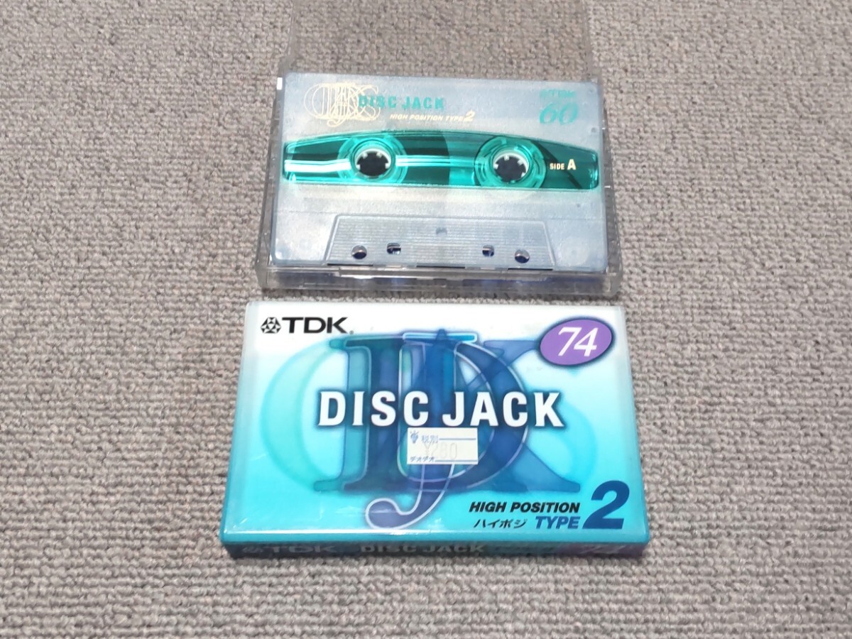 TDK DISC JACK カセットテープ 74 ハイポジTYPE2 新品未開封品 おまけの画像1