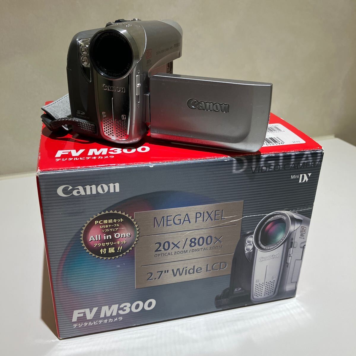 動作未確認ジャンク品 Canon キャノン FV M300 デジタルビデオカメラ 同梱不可 HON-Z-61_画像1