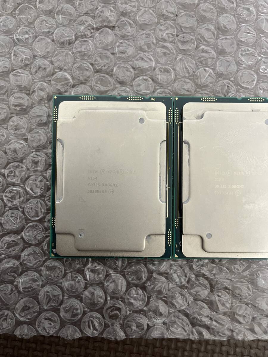Intel Xeon Gold 6154 SR3J5 3.00GHz 2個セット_画像2