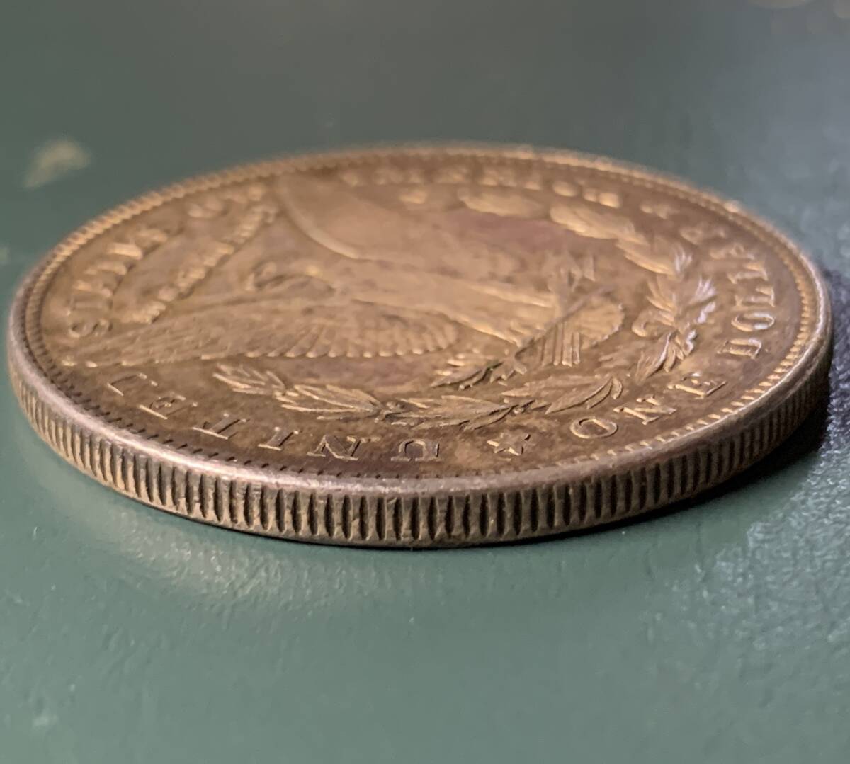 アメリカ 1ドル銀貨 モルガンダラー 1878年 初年号_画像3