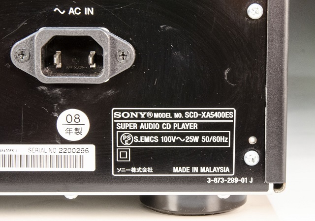 SONY SACD/CD SCD-XA5400ES 動作確認済み_画像7