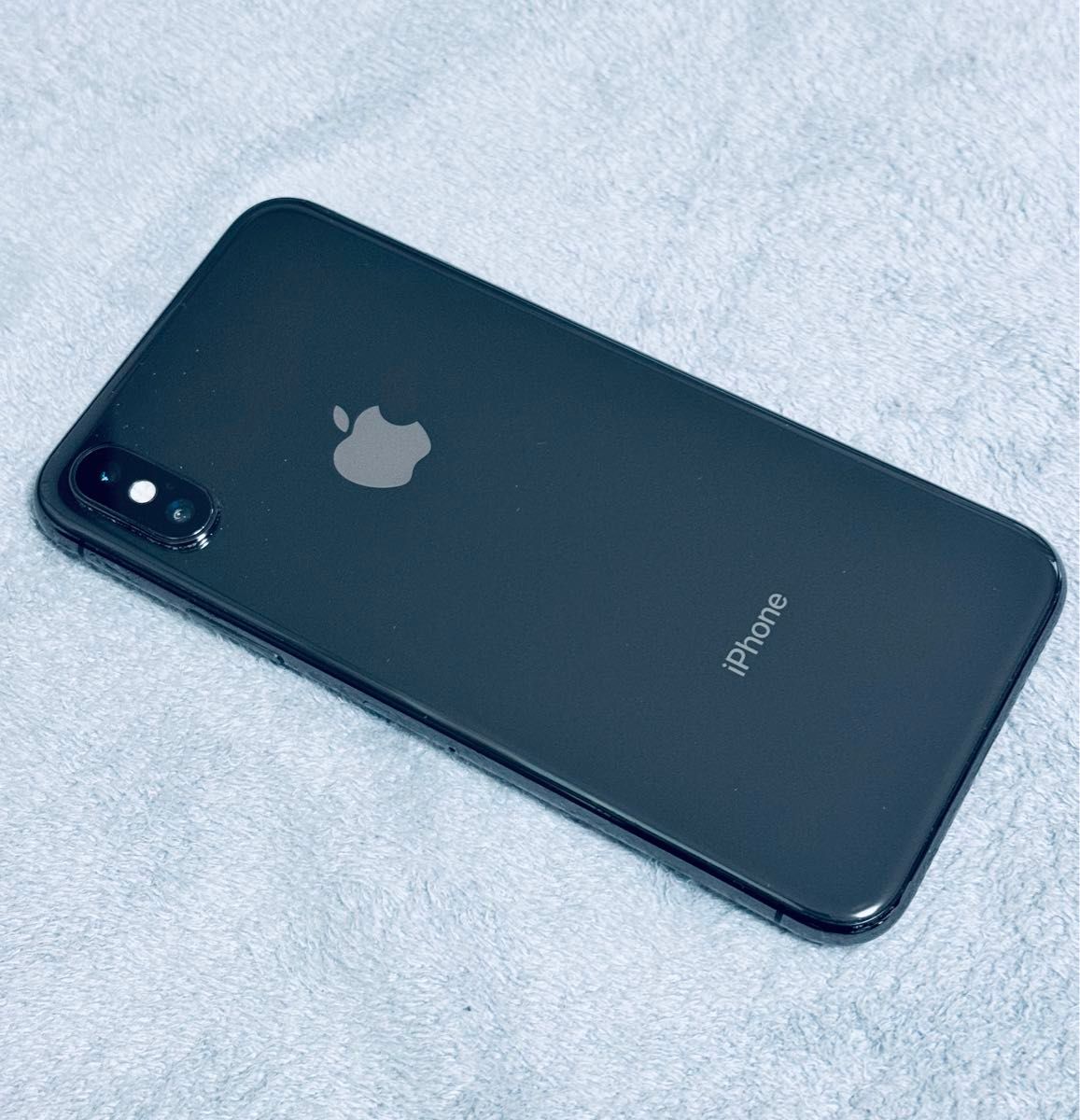 iPhone X 256GB SIMフリー版スペースグレイ 新品同様美品完全動作品 ※バッテリーのみ劣化しています