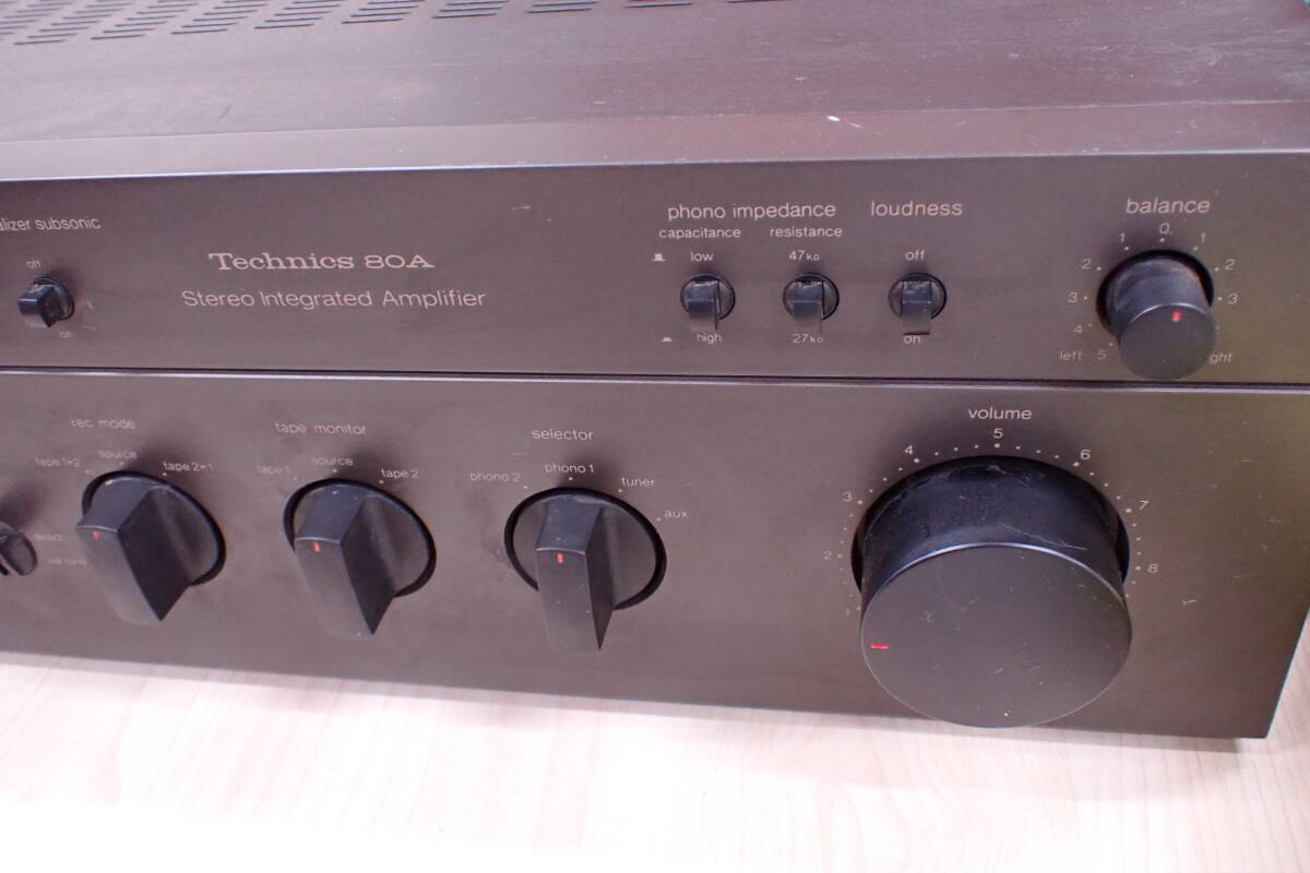 Technics テクニクス ステレオアンプ 80A SU-8080 Stereo Integrated Amplifier プリメインアンプ A03038T_画像3