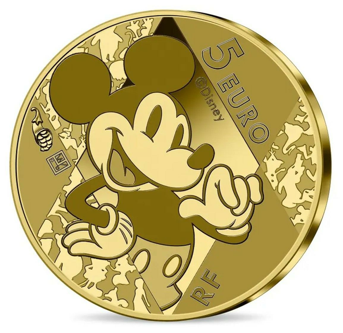 2023 フランス ディズニー100周年記念 ミニーマウス 5ユーロ プルーフ金貨