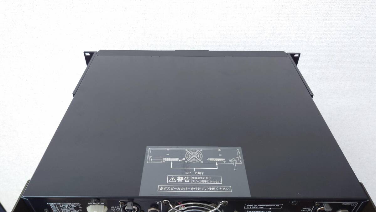 ★通電確認済★　RAMSA Panasonic パワーアンプ WP-H122 ハイインピーダンス _画像5