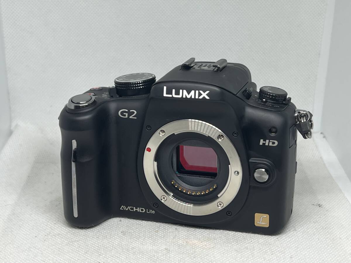 外観美品！！Panasonic LUMIX DMC-G2 ブラック 動作未確認・ジャンク品_画像1