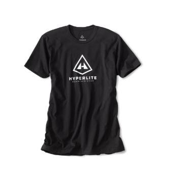 新品 未使用 ハイパーライトマウンテンギア HYPERLITE MOUNTAIN GEAR Tシャツ Vertical Logo Tee Lサイズ Black