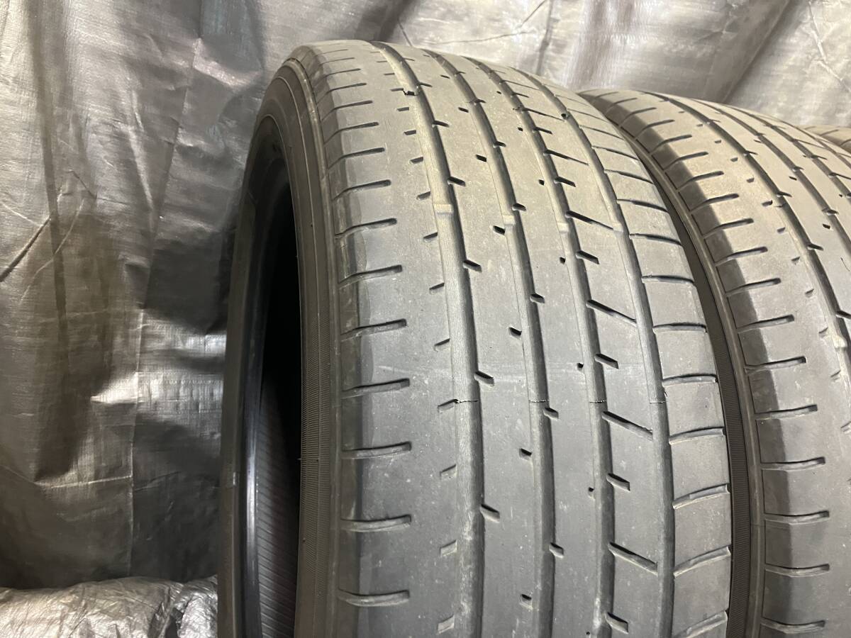 バリ溝 トーヨー 225/55R19 PROXES R46 4本セット 中古タイヤ 2018年製 225/55-19 ハリアー ヴェルファイア アルファード CX-5 など_画像2