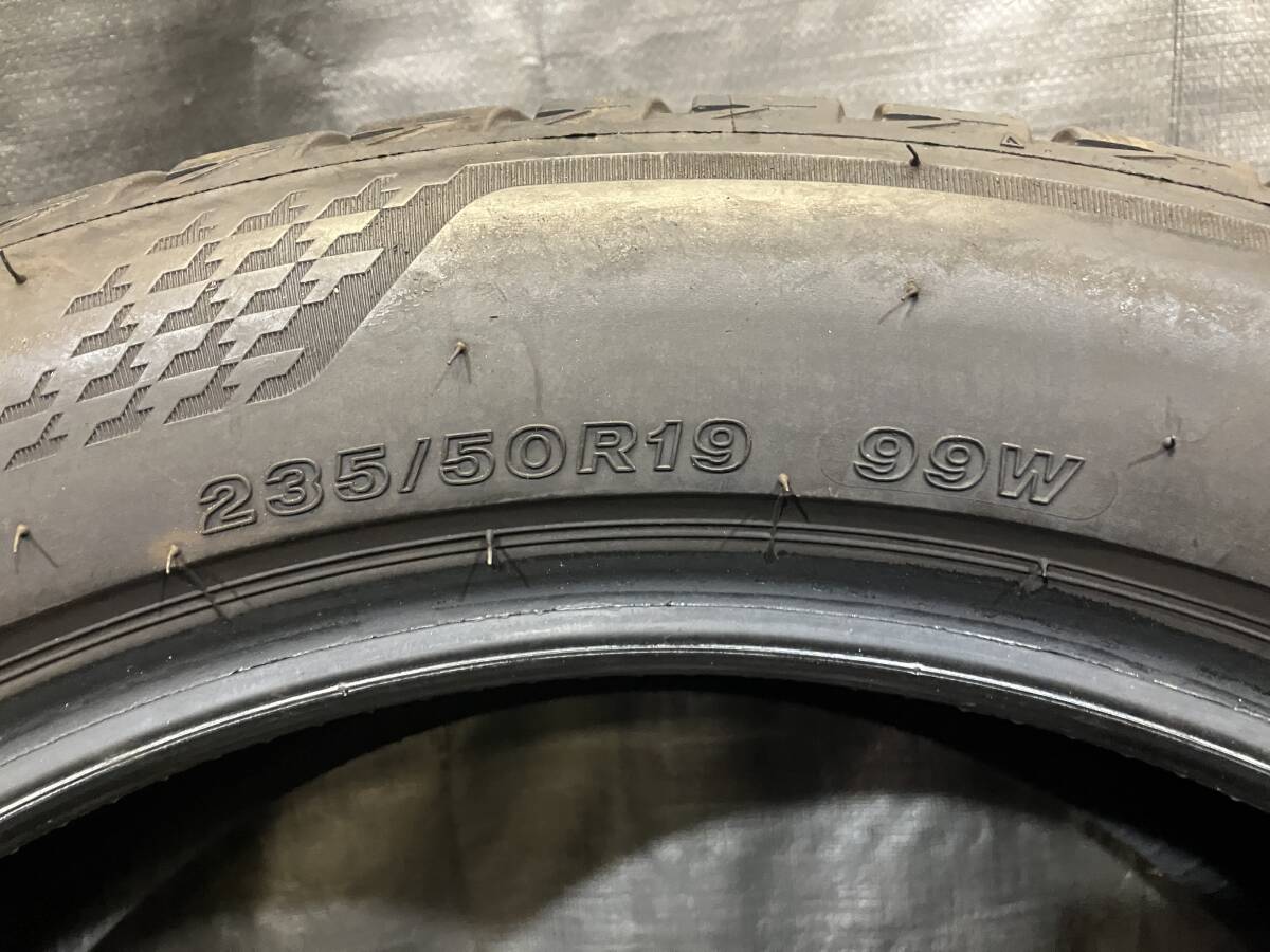 極上品 ブリヂストン 235/50R19 TURANZA T005 MO 2本セット 中古タイヤ 2021年製 235/50-19_画像7