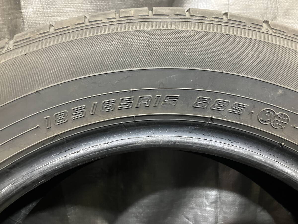 バリ溝 ダンロップ 185/65R15 ENASAVE EC300 2本セット 中古タイヤ 2020年製 185/65-15の画像7