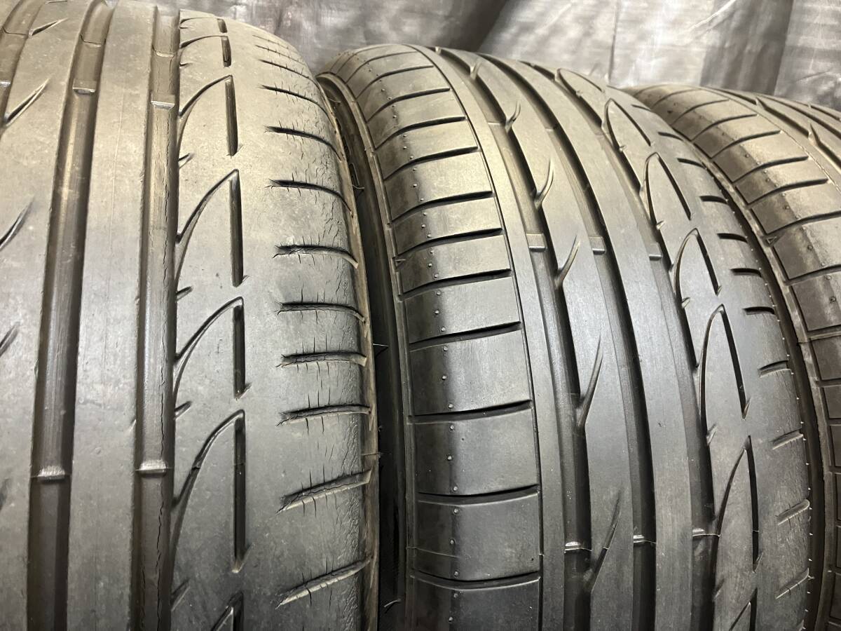 バリ溝 ブリヂストン 225/50R17 POTENZA S001 RFT 4本セット 中古タイヤ 2019年製 225/50-17 BMW 3シリーズなど_画像4