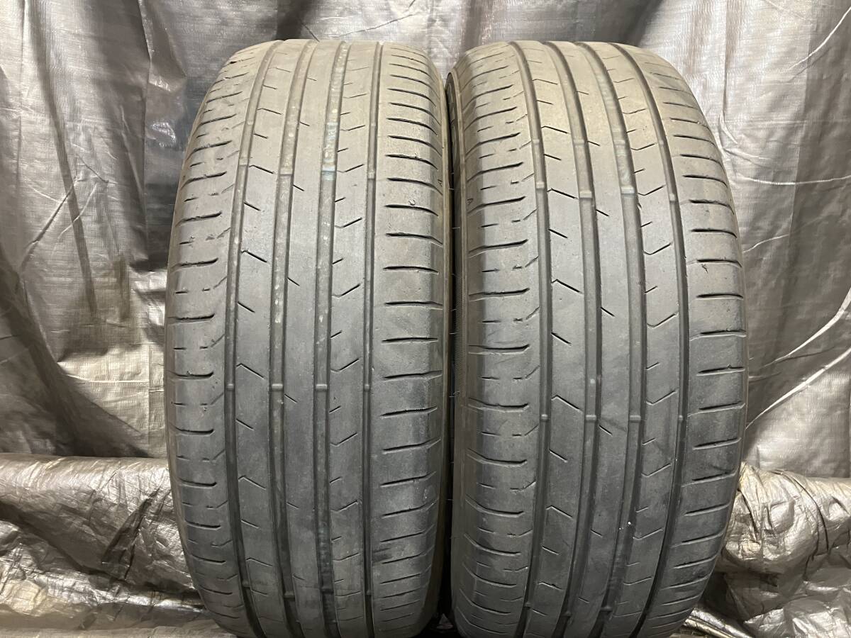 バリ溝 トーヨー 235/55R19 PROXES SPORT SUV 2本セット 中古タイヤ 2021年製 235/55-19 エクストレイル GLC Q5_画像1