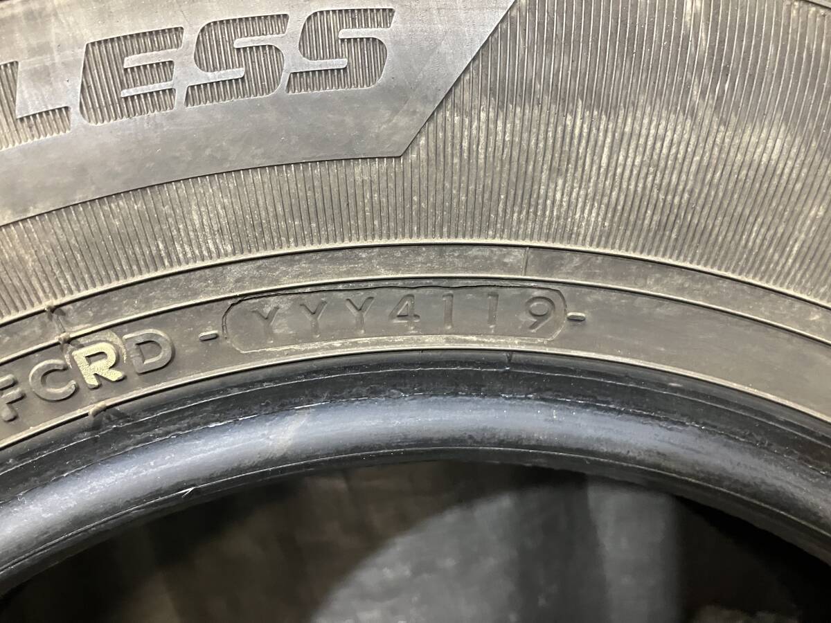 バリ溝 ヨコハマ 165/80R13 90/88N IG91 2本セット スタッドレス 中古タイヤ 2019年製 165/80-13_画像7