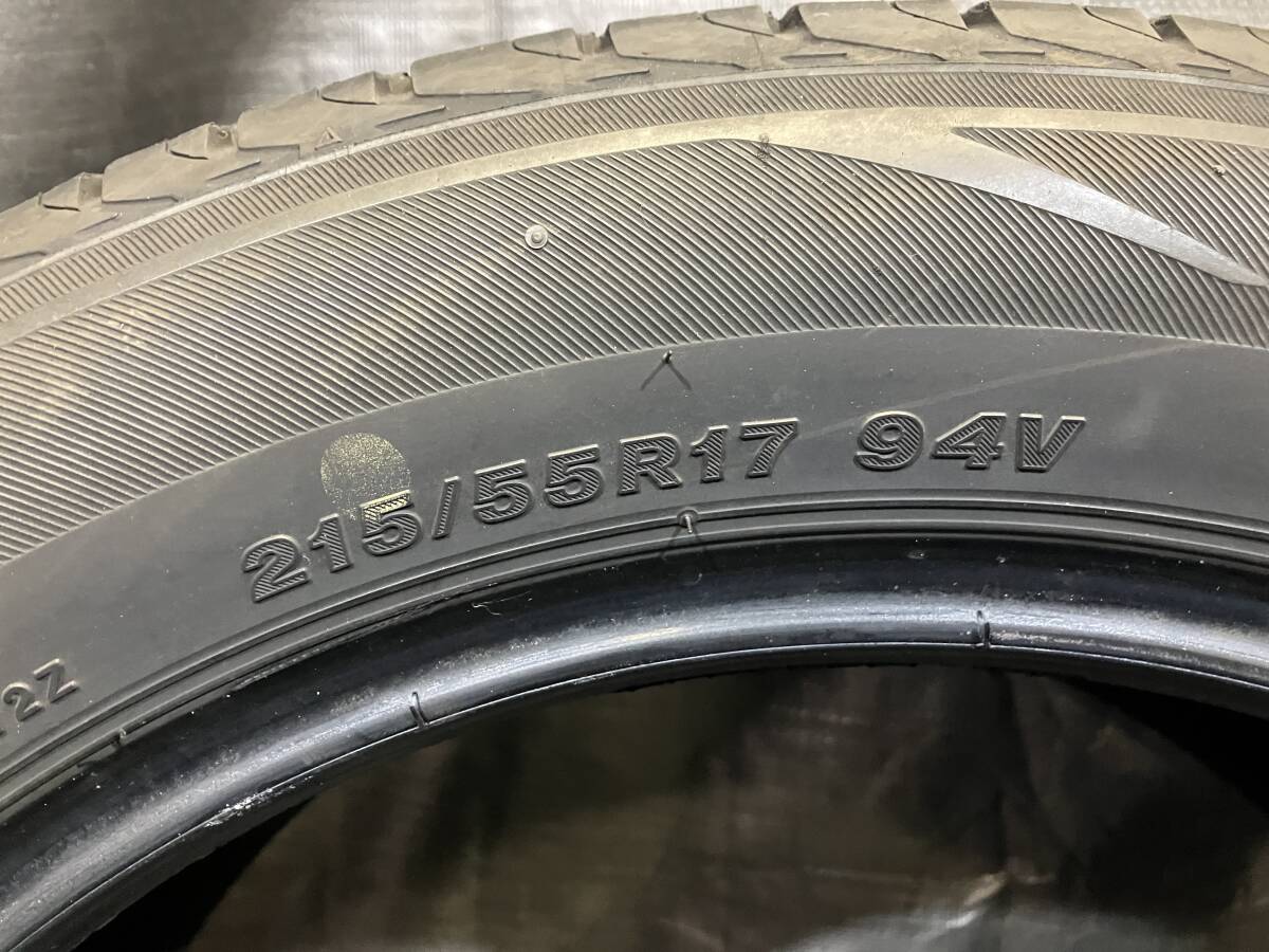 極上品 ブリヂストン 215/55R17 レグノ REGNO GRV2 2本セット 2020年製 215/55-17 オデッセイ カムリ クラウン ジューク ヴェゼル_画像7