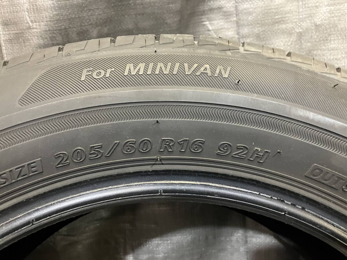 スぺアに ブリヂストン 205/60R16 ECOPIA NH100C 1本のみ 2021年製 中古タイヤ 205/60-16 ノア ヴォクシー ステップワゴン プリウスα_画像8