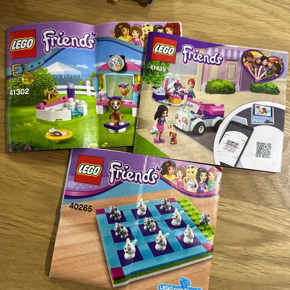 LEGO Friends ねこのペットサロンカー41439  子犬のトリミングサロン41302 Tic Tac Toe 三目並べ 