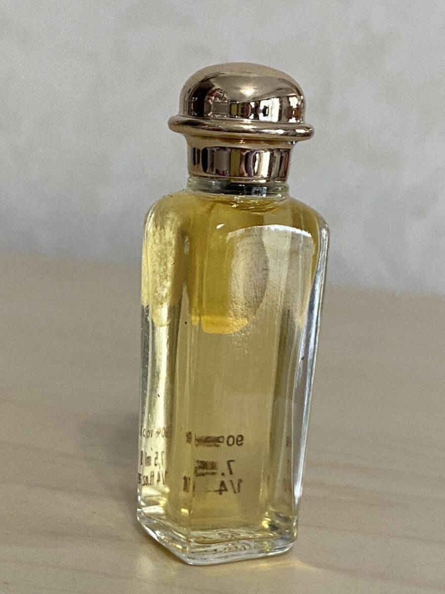 HERMES エルメス　Caleche　カレーシュ　パルファム　7.5ml　オーデトワレ　ボトル　EDT 満タンに近いお品物　定形外発送は220円_画像2