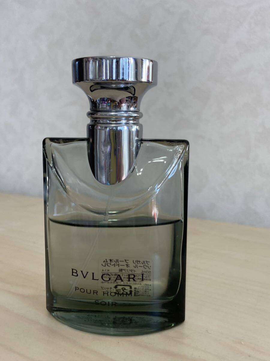 BVLGARI POUR HOMME SOIR EDT BVLGARY pool Homme sowa-ruo-doto crack perfume 50ml spray outside fixed form shipping 350 jpy remainder amount enough W