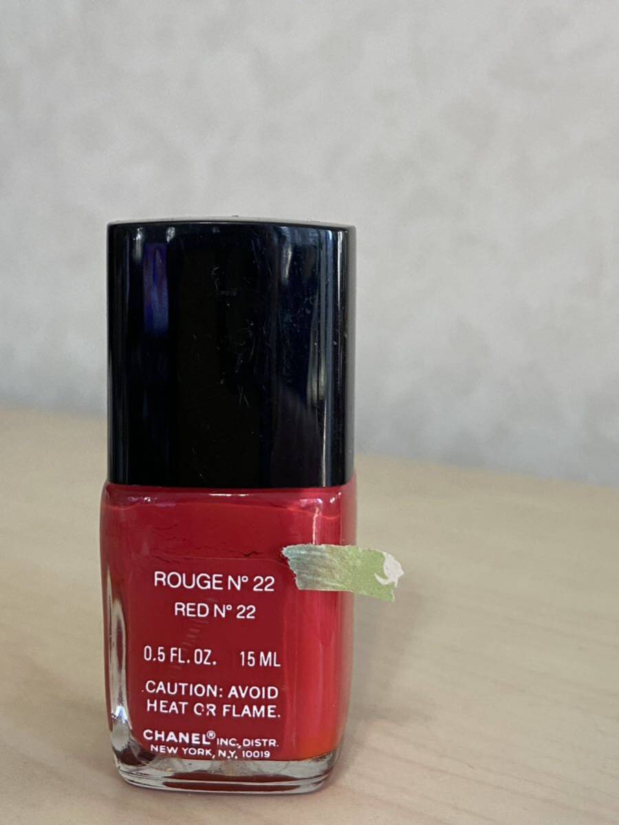 美シャネル VERNIS LAQUE CREME NAIL ENAMEL 13ml FAILLE　ROSE ヴェルニ ネイルカラー CHANEL N°22 定形外発送は220円_画像2