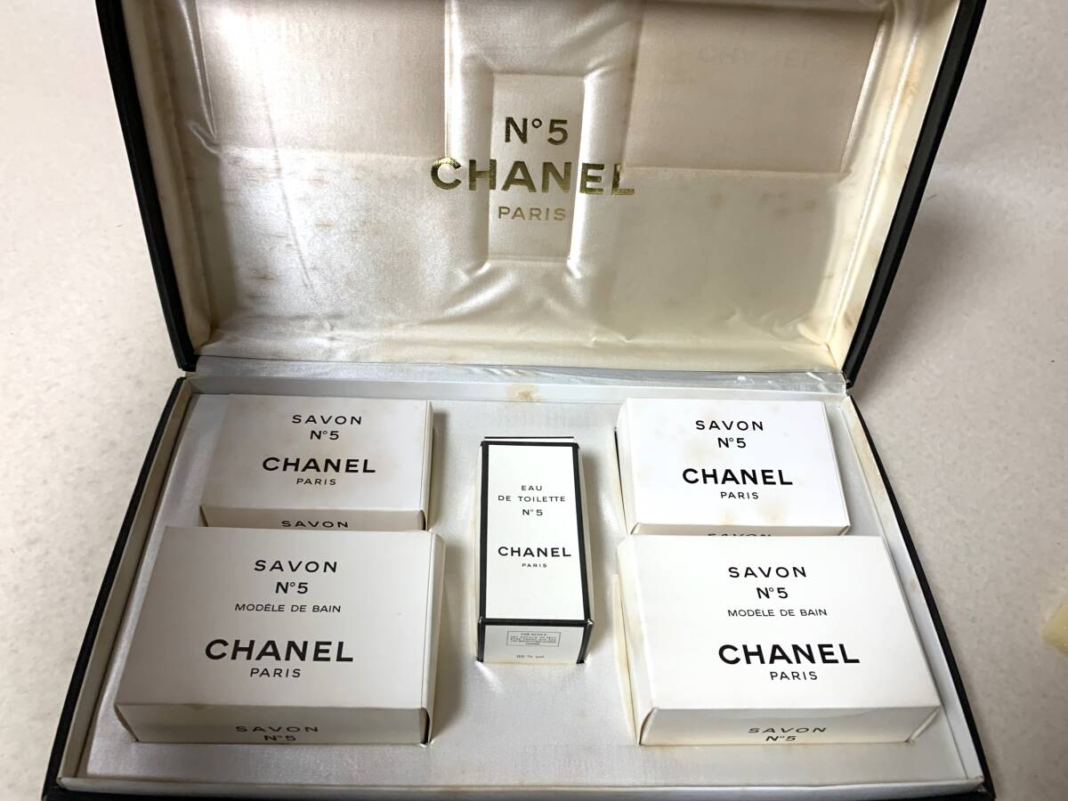 CHANEL シャネル 石けん＆香水セット サヴォンNo.5 オードトワレ 未使用_画像2